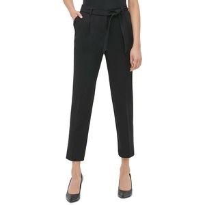 Calvin Klein Women's Tie-Waist Black Pants NWT